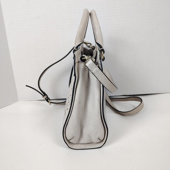 FLAWS Kate Spade Looloo Perri Lane Bubbles Crossbody Taupe Leather Bag - Picture 7 of 16